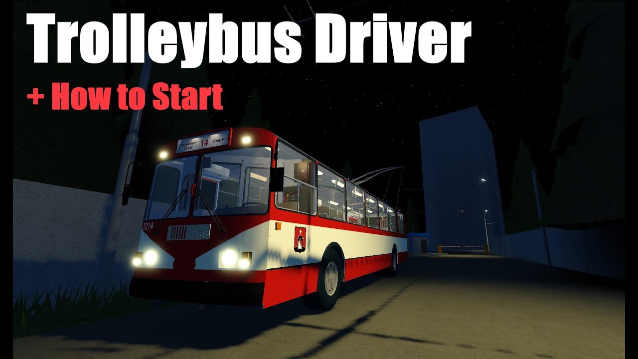 How to start + Line 14 | Roblox | OSVed's Trolleybuses place | #1
