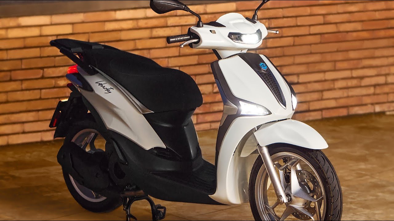 Новый 2025 Piaggio Liberty 125 легкий самокат с высокими колесами