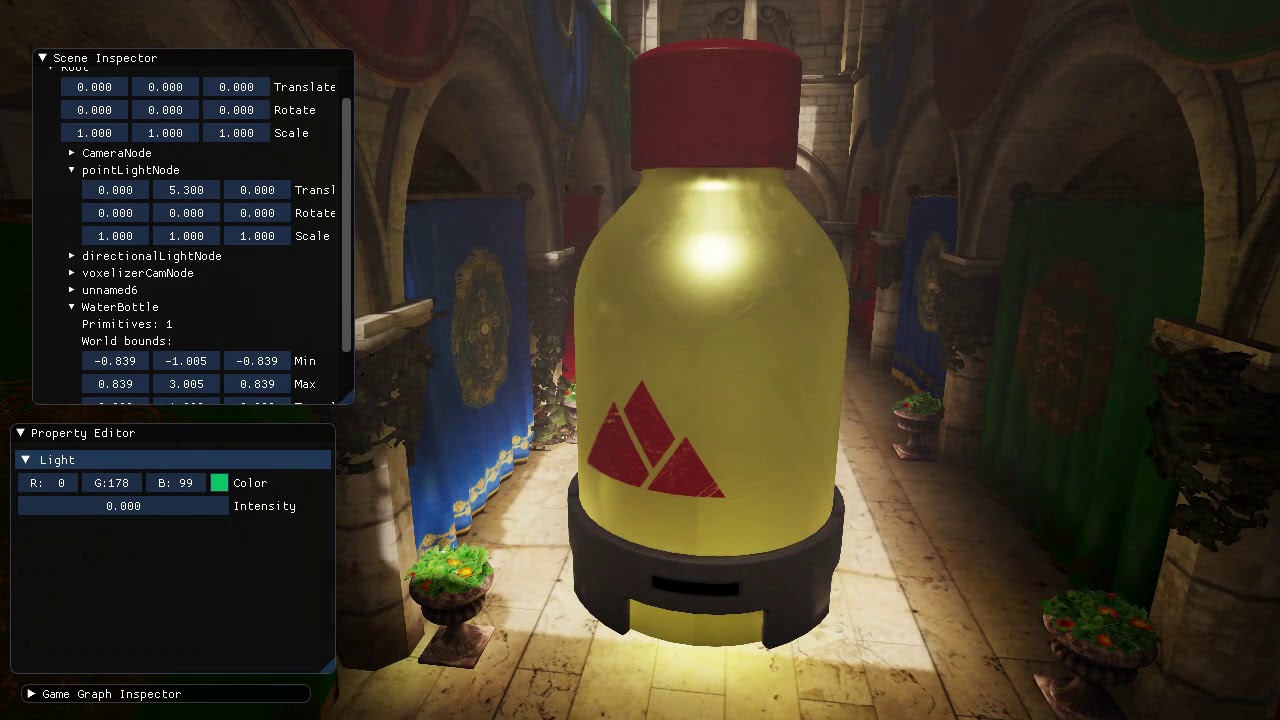 Voxel Cone Tracing Final Project Demo