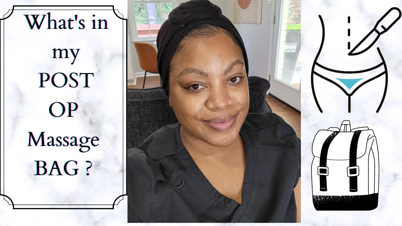 What's  in my Lymphatic Drainage / Post Op Massage Bag?