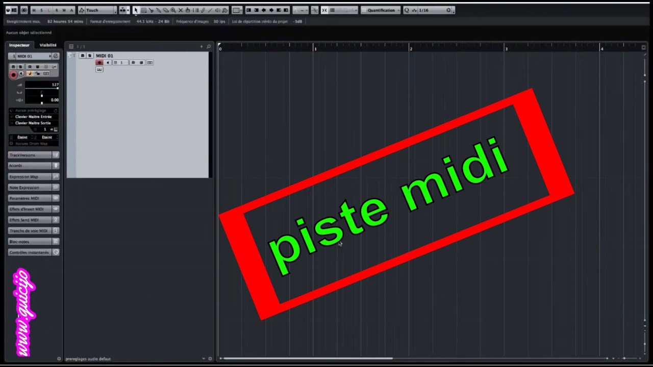 Cours Cubase.💻 Piste Midi Instruments .