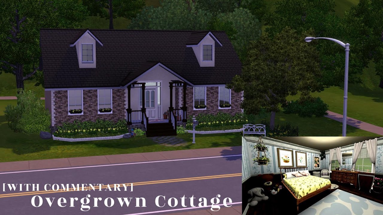 [SIMS 3 SPEEDBUILD] Overgrown Cottage