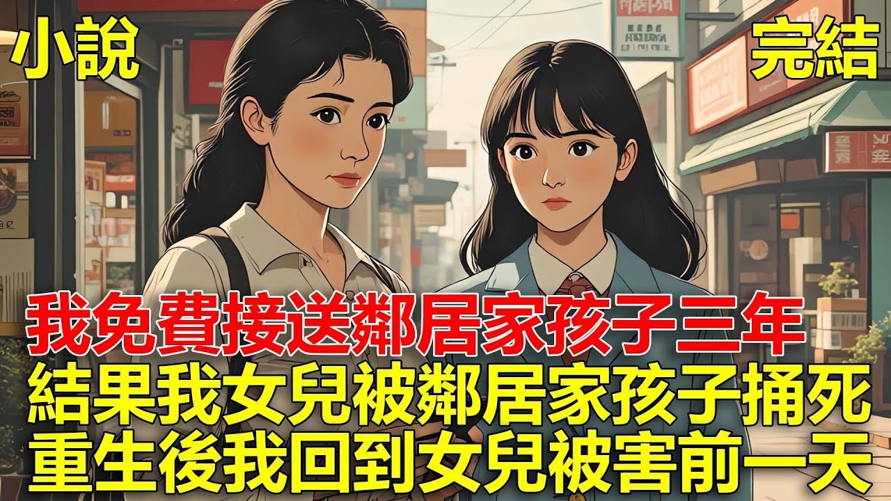 我免費接送鄰居家孩子三年，結果我女兒被鄰居家孩子捅死，重生後，我回到女兒被害前一天！