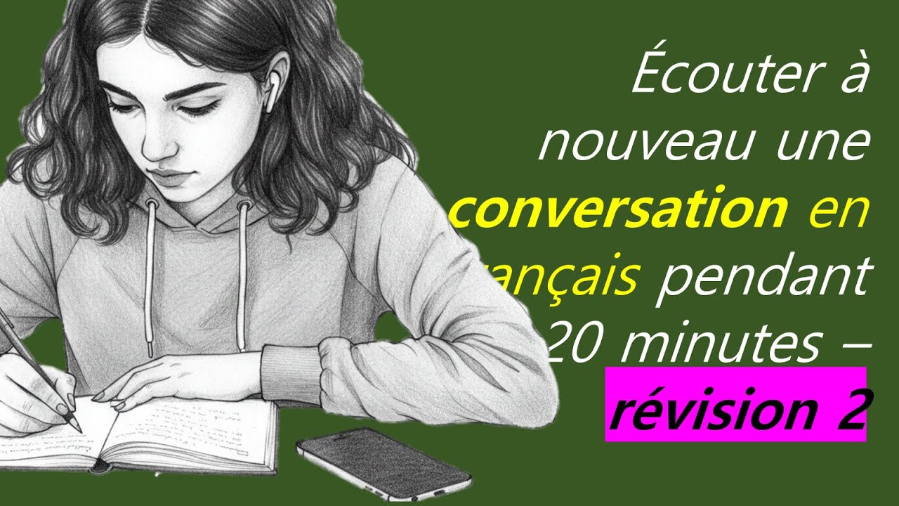 Écouter à nouveau une conversation en français pendant 20 minutes – révision 2