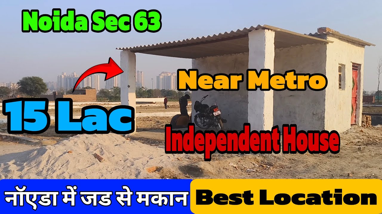 Best Freehold L - Type plot in Noida Sector 63 (Sri Sai Properties) #propertyinnoida