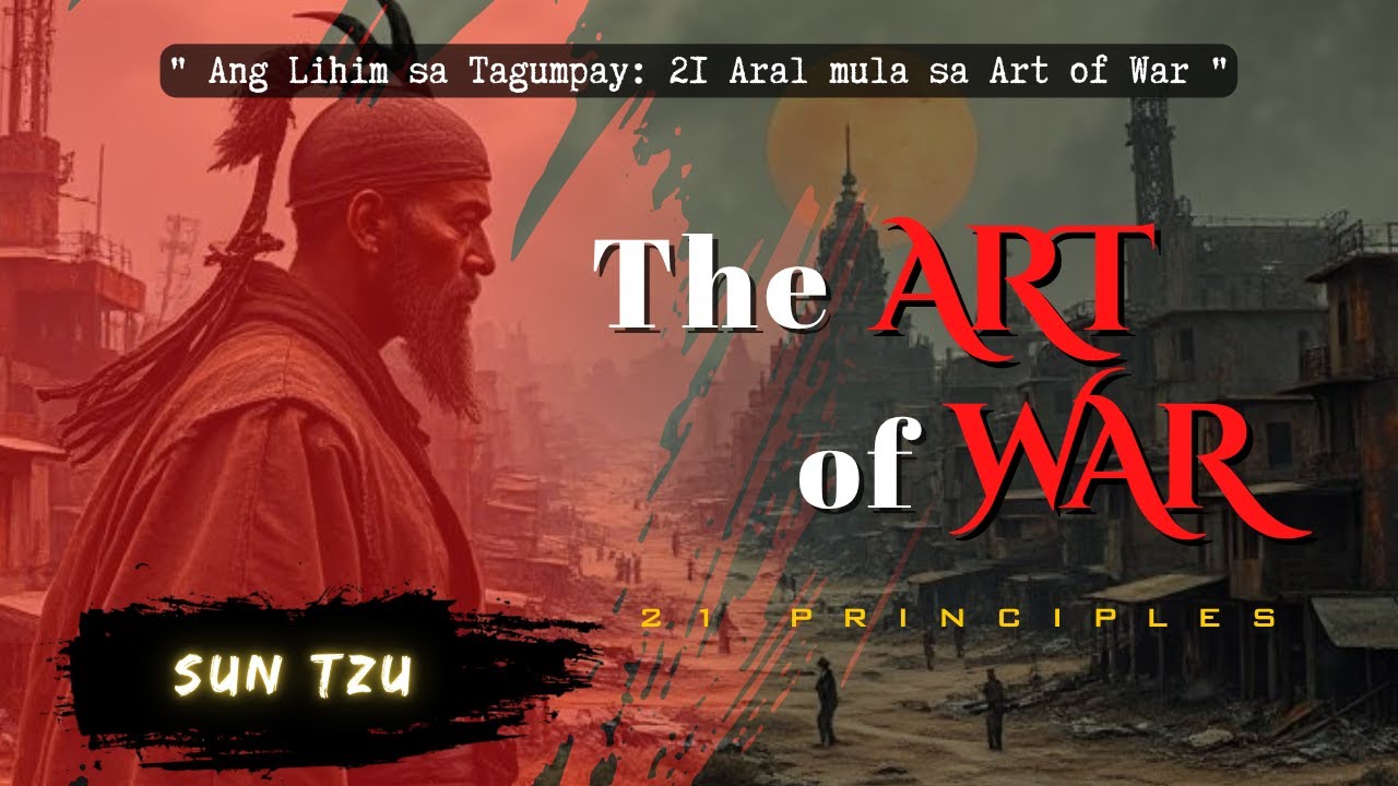 The Art of War, 21 Principles: by Sun Tzu - SUMMARY (Tagalog Audiobook)