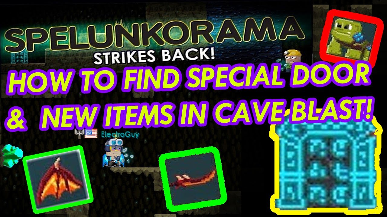 HOW TO FIND SPECIAL DOOR IN CAVE BLAST! SPELUNKORAMA UPDATE | Growtopia