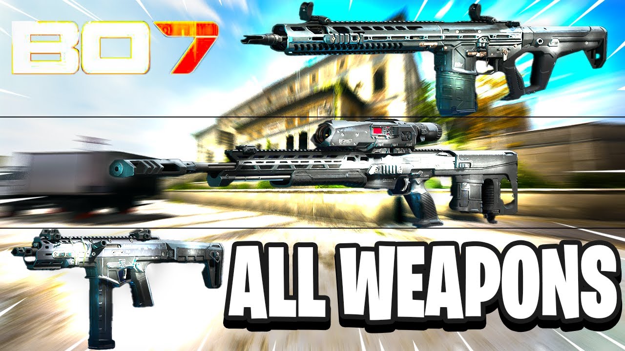 BO7 FULL ARMORY SHOWCASE | Every Gun Inspection, All Equipment & All Overclocks