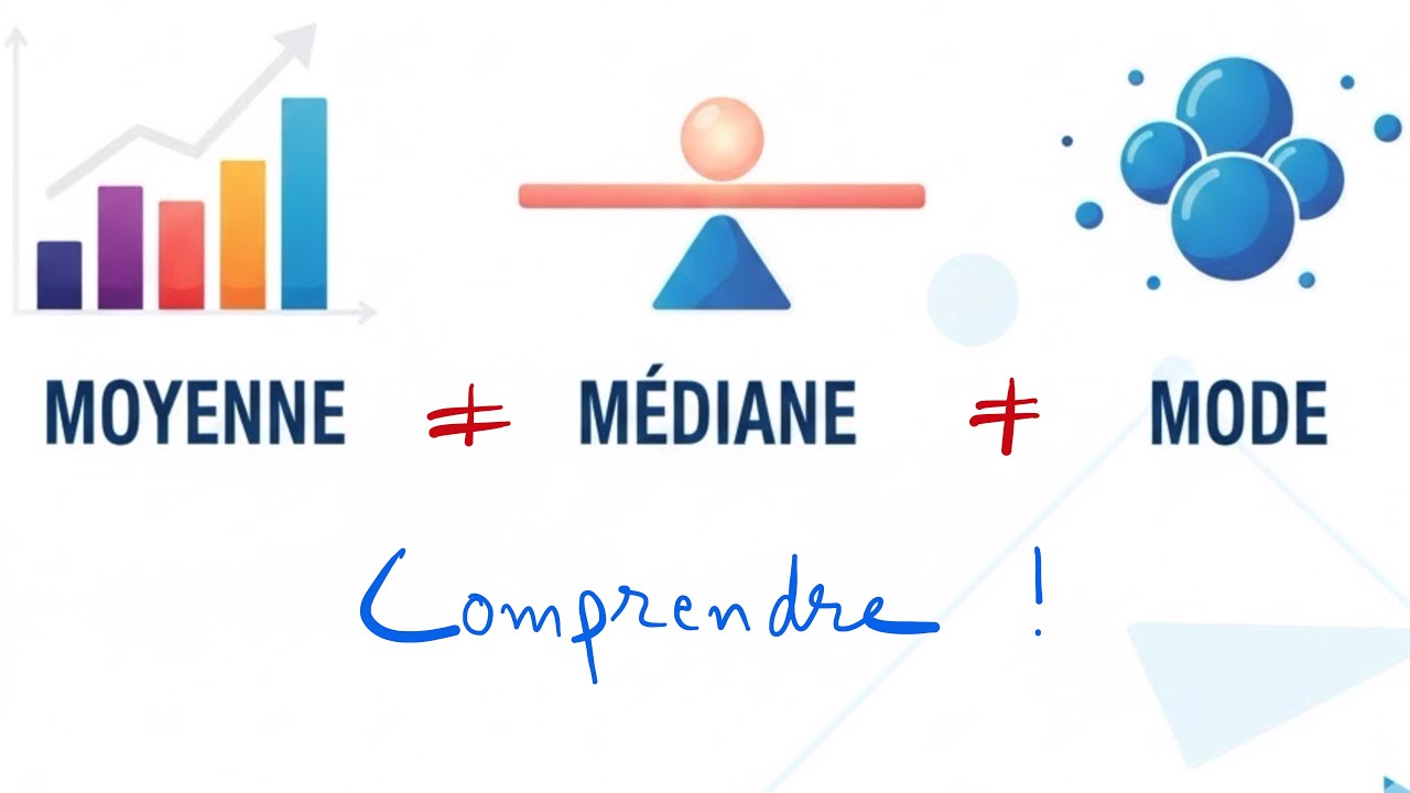 MOYYENNE, MÉDIANE ET MODE. À NE PAS CONFONDRE !