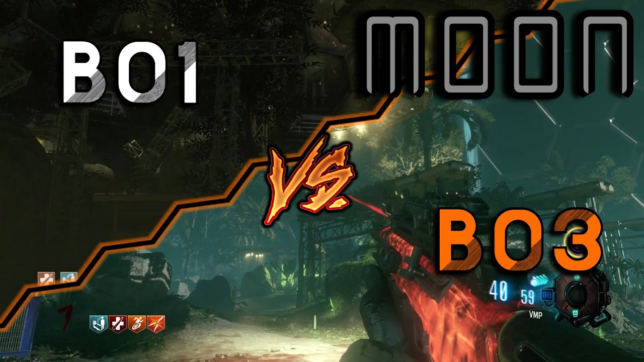 MOON: Black Ops 3 vs Black Ops 1 Map Comparison