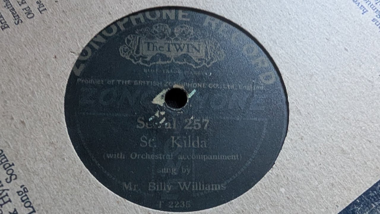 St  Kilda, Billy Williams (Zonophone Records)
