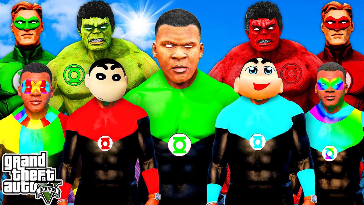 FRANKLIN UPGRADING $1 GREEN LANTERN to $1,000,000,000 in GTA 5