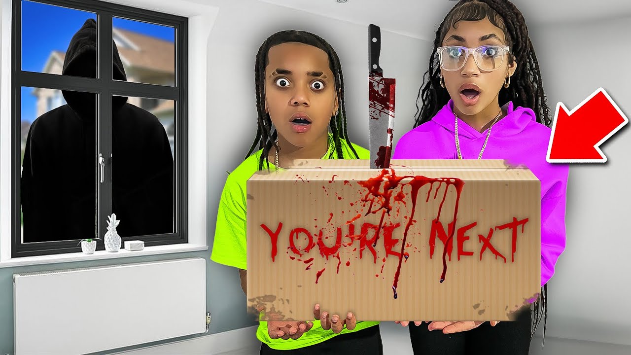 STALKER LEFT A CREEPY PACKGAGE AT OUR FRONT DOOR... Ep.9
