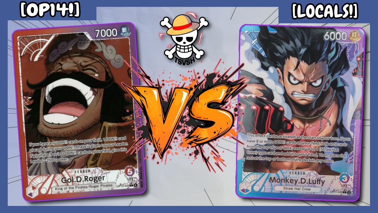 (OP14) RP Roger VS UP Luffy OPTCG POV