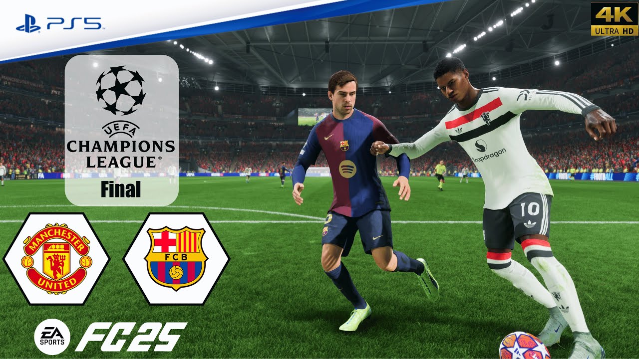 FC 25 - Manchester United vs. Barcelona | UEFA Champions League Final | Full Match | PS5™[4K]