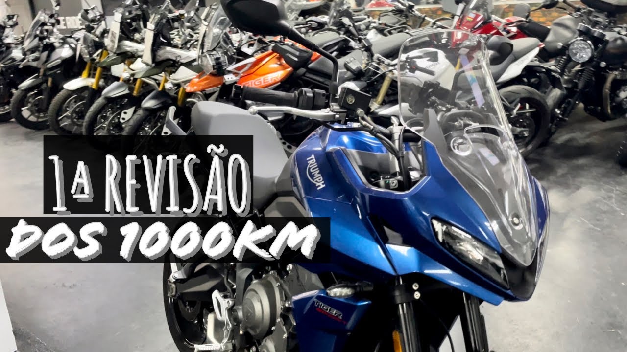 1ª Revisão dos 1000km - Tiger Sport 660 - Triumph JK. Nova Rocket III, que moto!