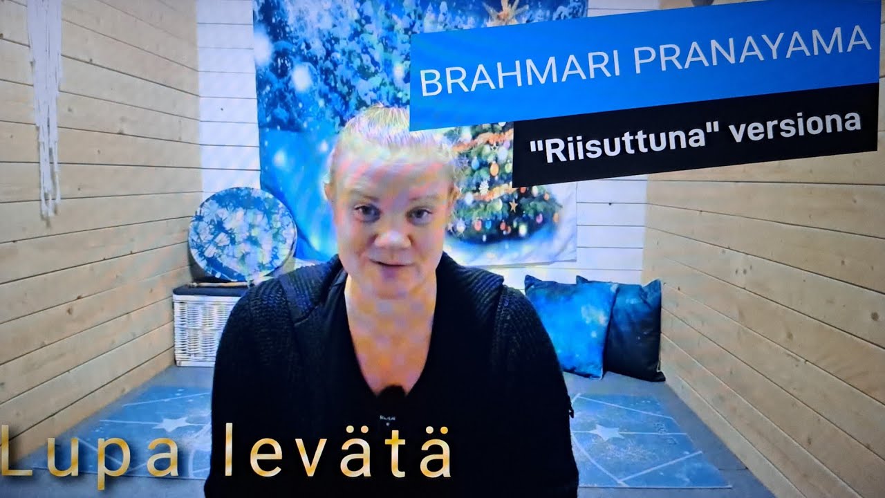 Lupa levätä: Brahmari pranayama 