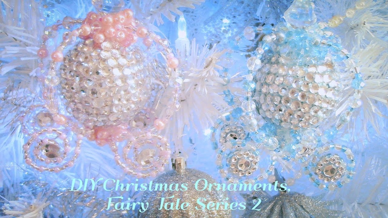 DIY Christmas Tree Ornaments, Room Decor, Cinderella Carriage!! Fairy Tale Series 2!