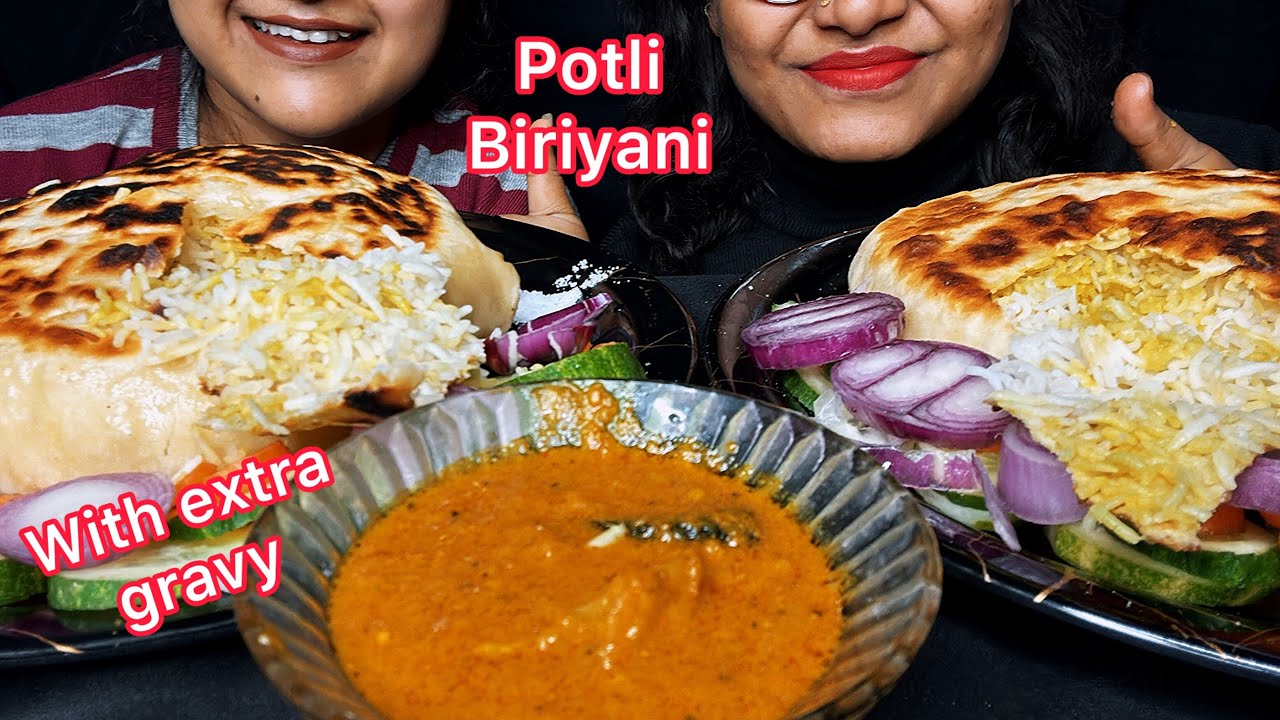 Spicy Parda Biryani Mukbang 🌶️🍗 | Indian Food ASMR