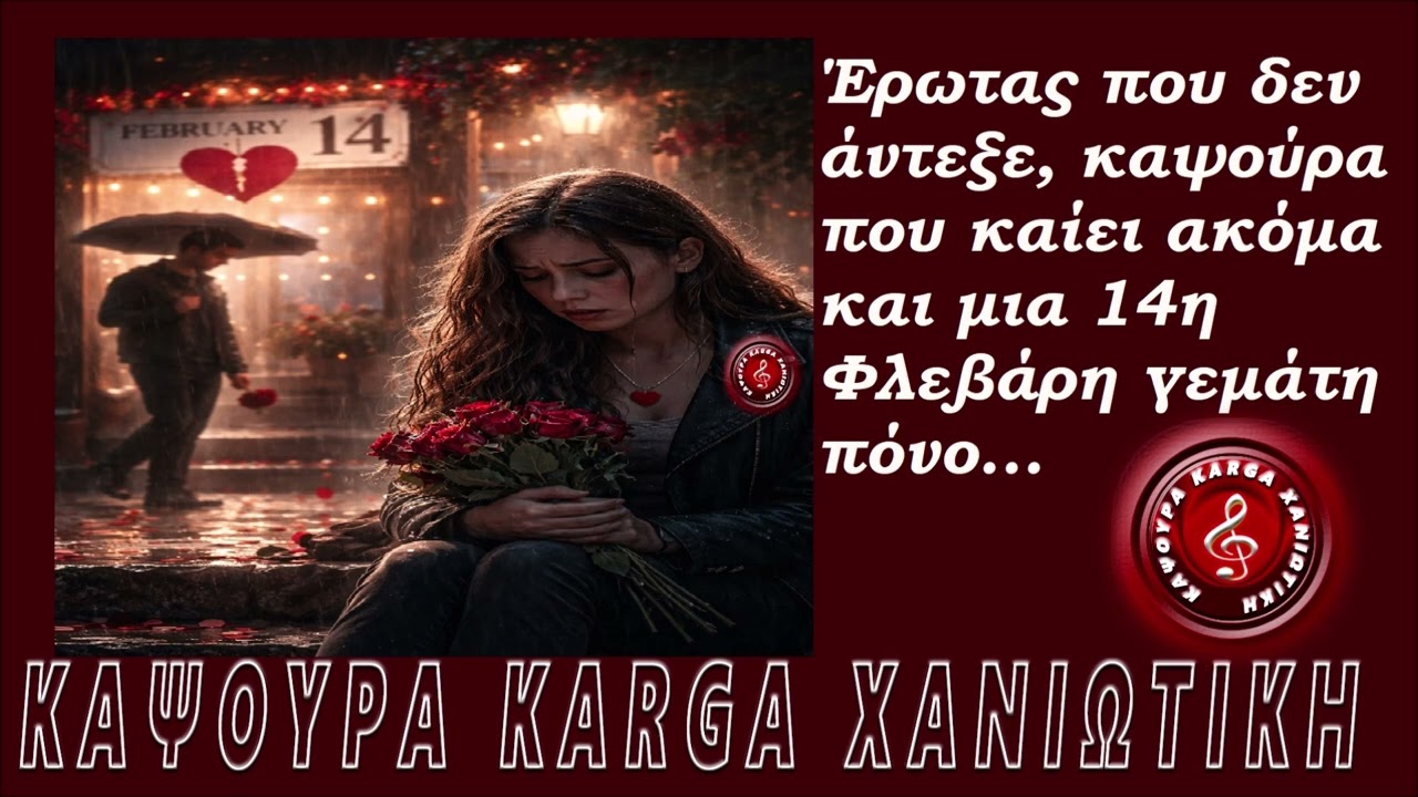 Έρωτας που δεν άντεξε, καψούρα που καίει ακόμα και μια 14η Φλεβάρη γεμάτη πόνο.... Καψούρα Karga !!!