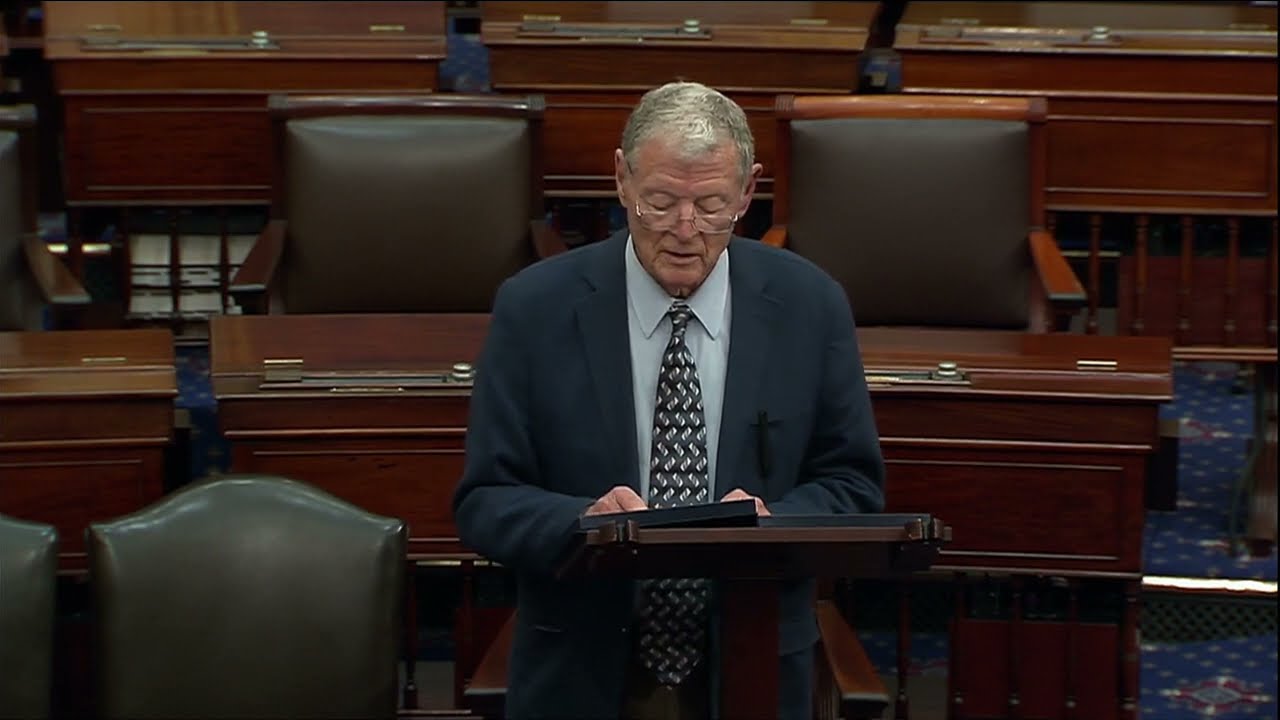 Inhofe Gives Farewell Address on Senate Floor