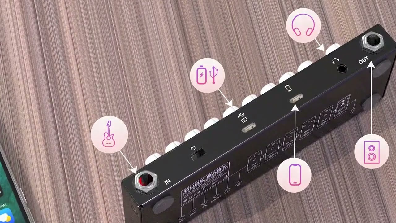 LEKATO - Mute Baby Guitar Multi Effects