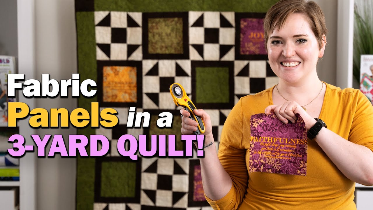 What I Learned Using Panels in a 3-Yard Quilt!