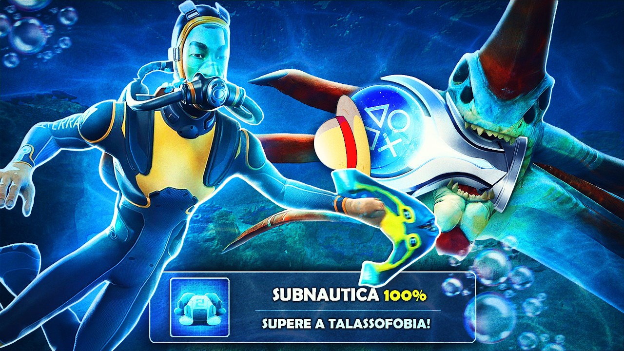 EU FIZ 100% DE SUBNAUTICA E TIVE QUE ENFRENTAR TODOS LEVIATHANS DO JOGO