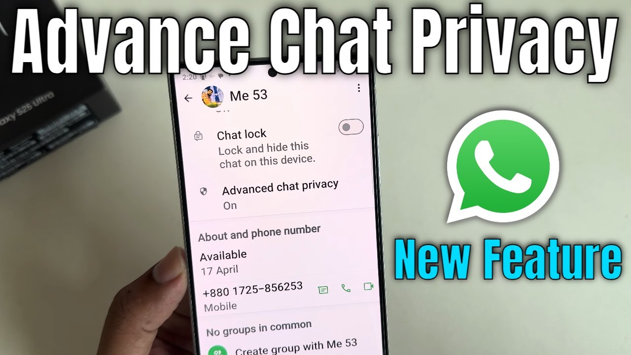 How to enable advanced chat privacy on WhatsApp?