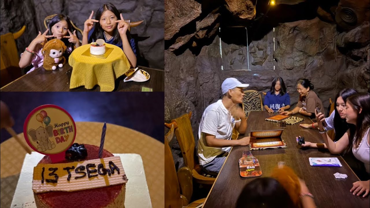 Good bye Mundgod - see you again! Celebrating Tsega birthday! 