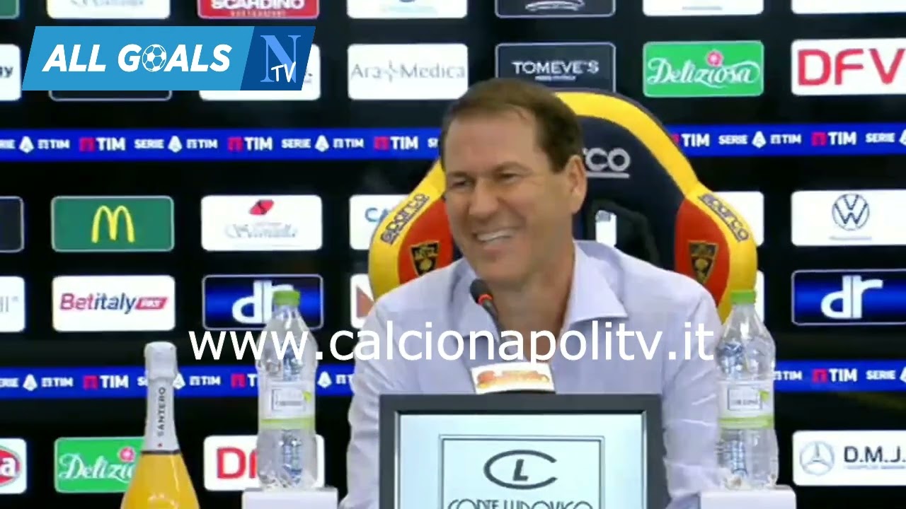 Lecce-Napoli 0-4 30/9/23 conferenza stampa Rudi Garcia