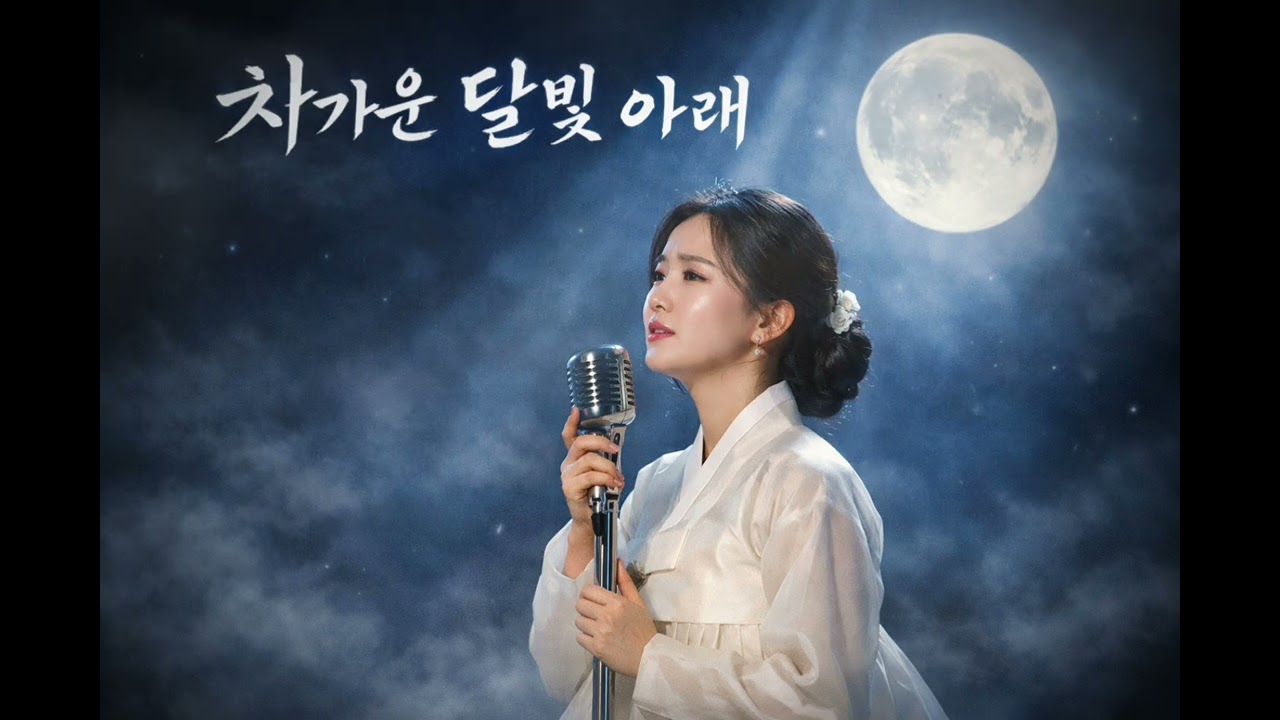 [달빛가요방] 차가운 달빛 아래 🌙 | 애절한 여성 감성 트로트 | 한 많은 달빛 노래｜AI MUSIC