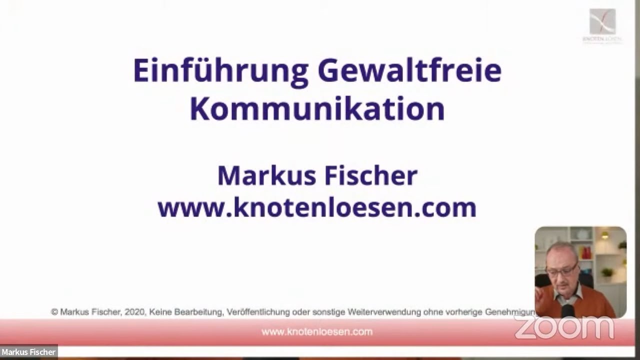 Gratis-Einführung Rosenberg-Modell / Gewaltfreie Kommunikation