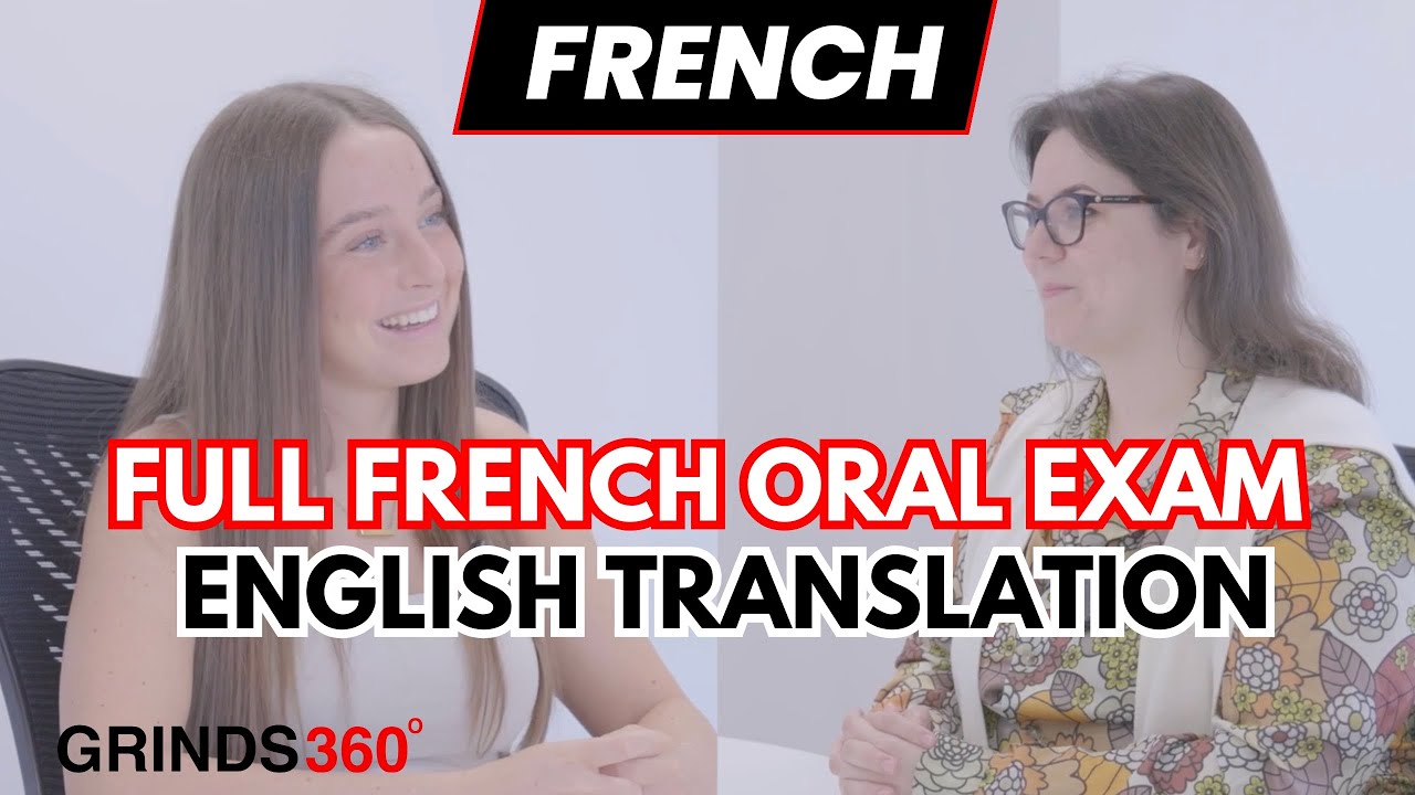 French Leaving Cert Oral Exam: Full Sample with English Subtitles
