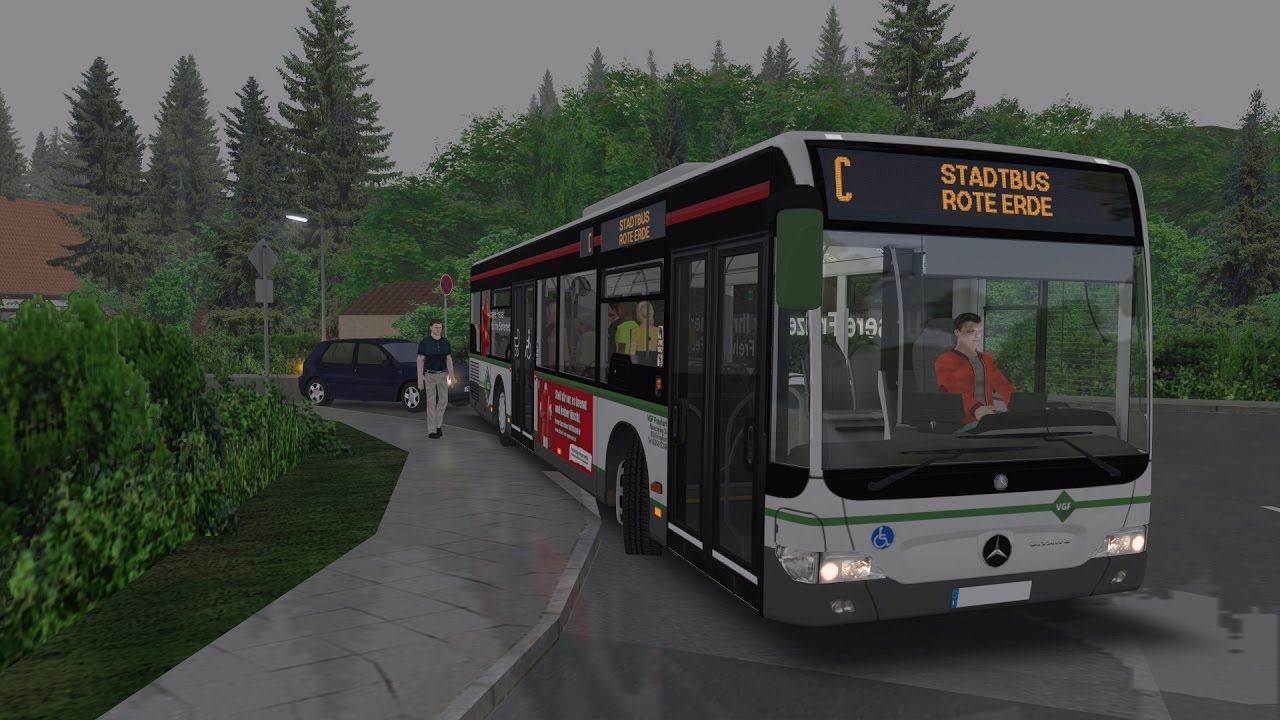 LET`S PLAY OMSI 2 / Rundlauf auf Linie C in Freyfurt 2016 / MB O530 Facelift