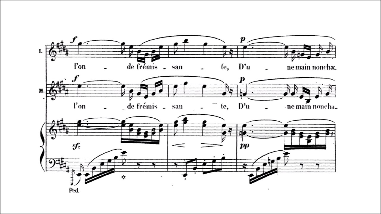 Karaoke Opera: Lakm&eacute; flower Duet - D&ocirc;me &eacute;pais (Delibes) Version with Soprano 1 only