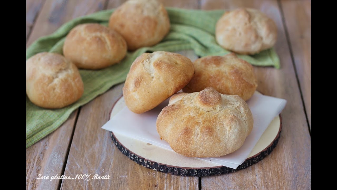 Rosette morbide di pane senza glutine