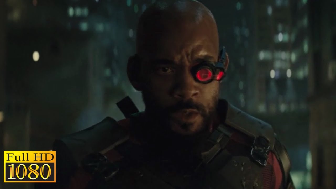 Suicide Squad (2016) - Deadshot's Amazing One man Army Shootout Scene (1080p) FULL HD