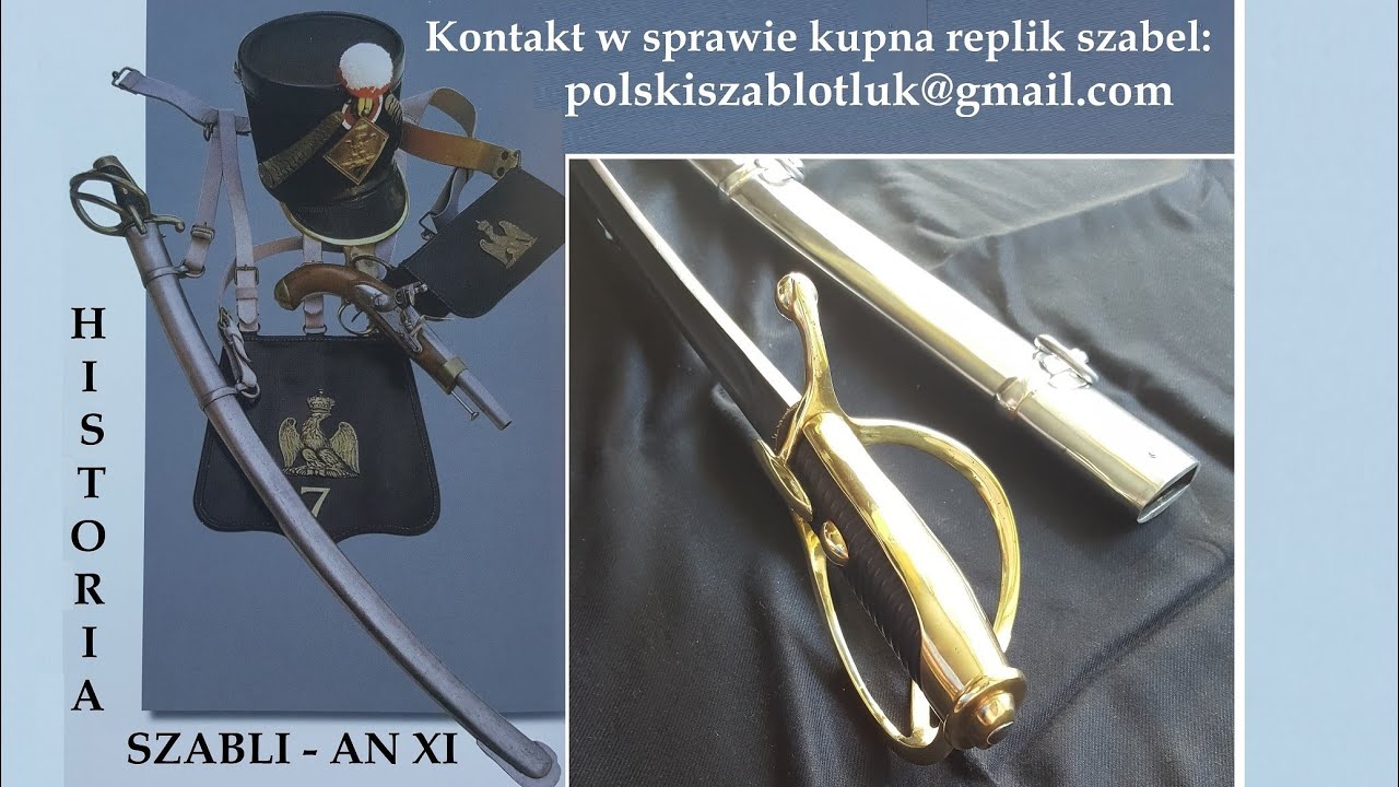 Historia szabli polskiej kawalerii wzór AN XI.