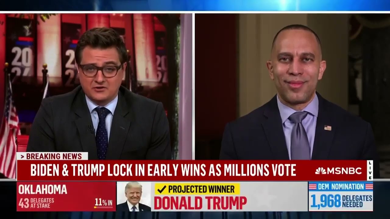 Leader Jeffries Joins MSNBC Special Coverage