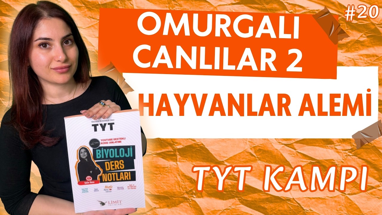 20) TYT 2026 BİYOLOJİ - OMURGALILAR 2 - HAYVANLAR ALEMİ - ADIM ADIM ZİRVEYE