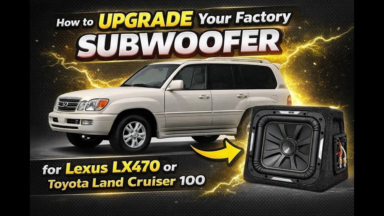 Снятие и замена сабвуфера Lexus LX470 | Toyota Land Cruiser 100