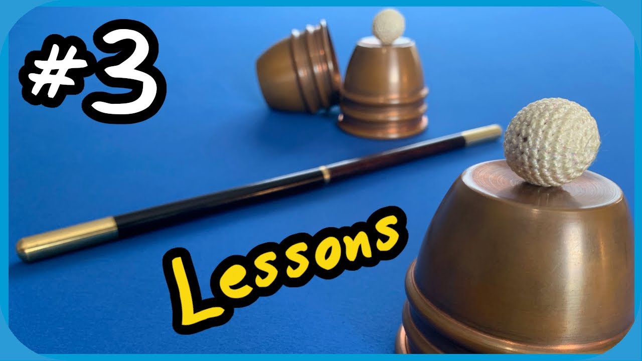 Cups and Balls Magic TUTORIAL (3/4) - Ball Vanish