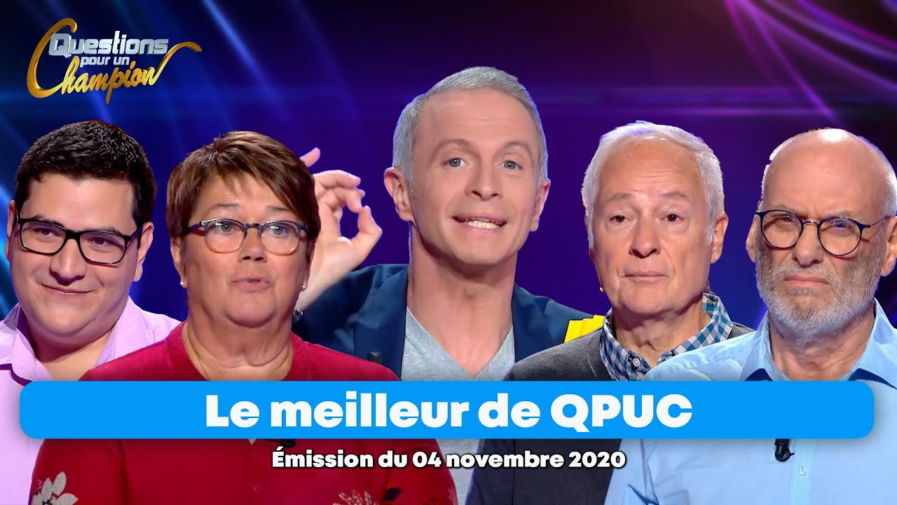 Emission Int&eacute;grale - Le Meilleur de Questions pour un Champion - 04 novembre 2020