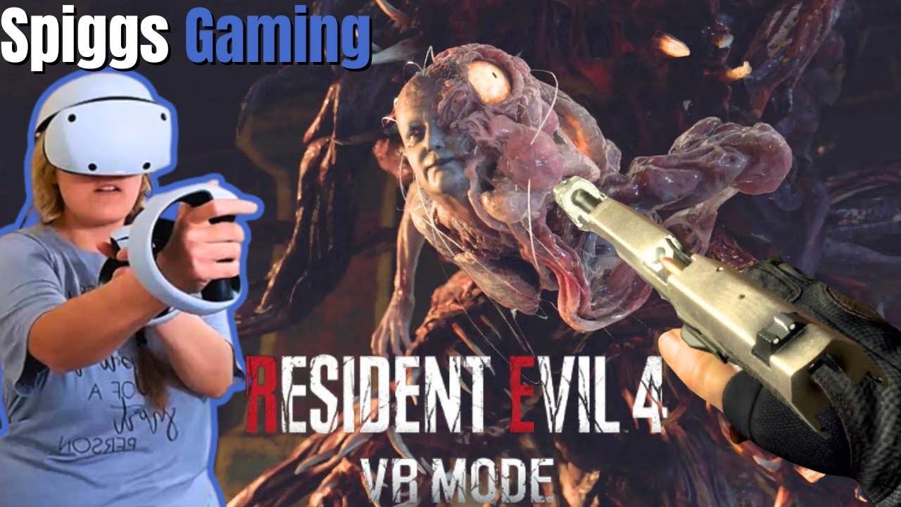 Resident Evil 4 Remake PSVR2 | Salazar Boss Fight! | Spiggs Gaming