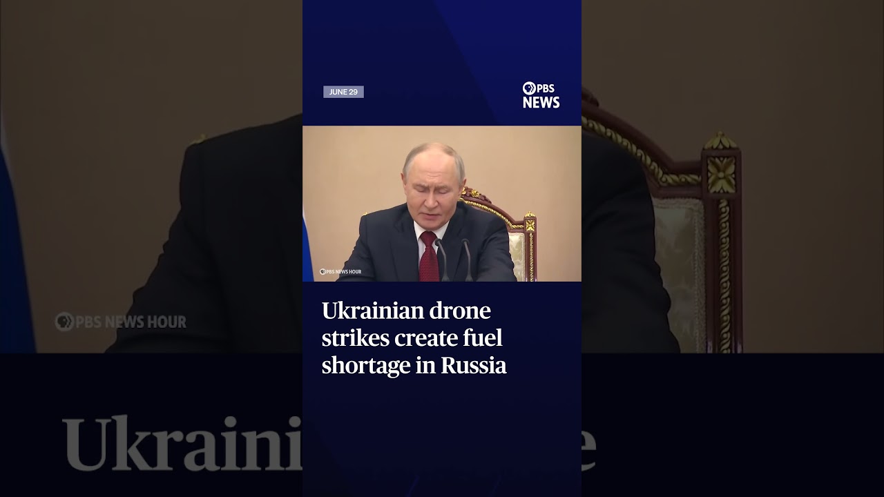 Украинские атаки дронов привели к дефициту топлива в России
