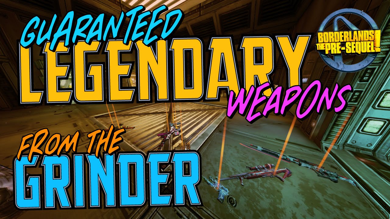 GUARANTEED LEGENDARY from the GRINDER (First Recipe Discovered)