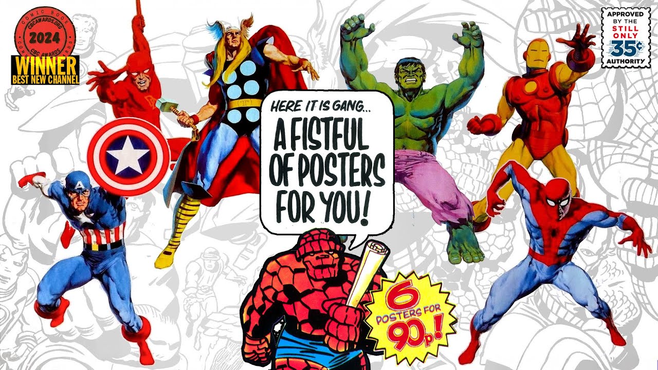 ПОТРЯСАЮЩИЕ постеры комиксов Marvel, которых вы никогда не видели!