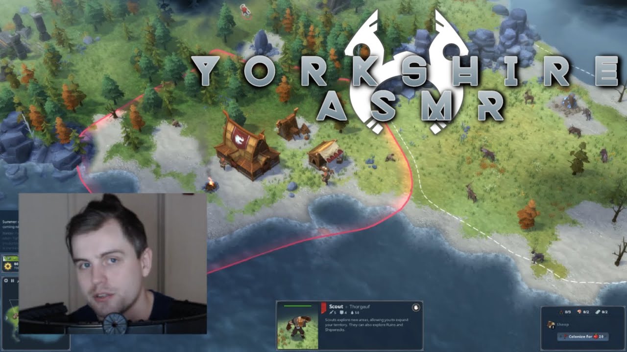 ASMR | Ear to Ear Whispering | Playing a relaxing game of Northgard!