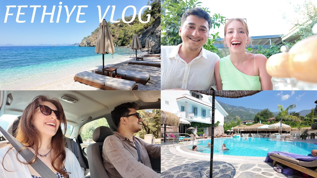 FETHİYE VLOG  | PART 1 (SO BEACH ,YEMEKLER , STRESLİ ANLAR 😂)  🌊